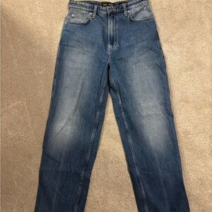 Lee Blue Jeans, High rise, Relaxed Stovepipe, Size 29
